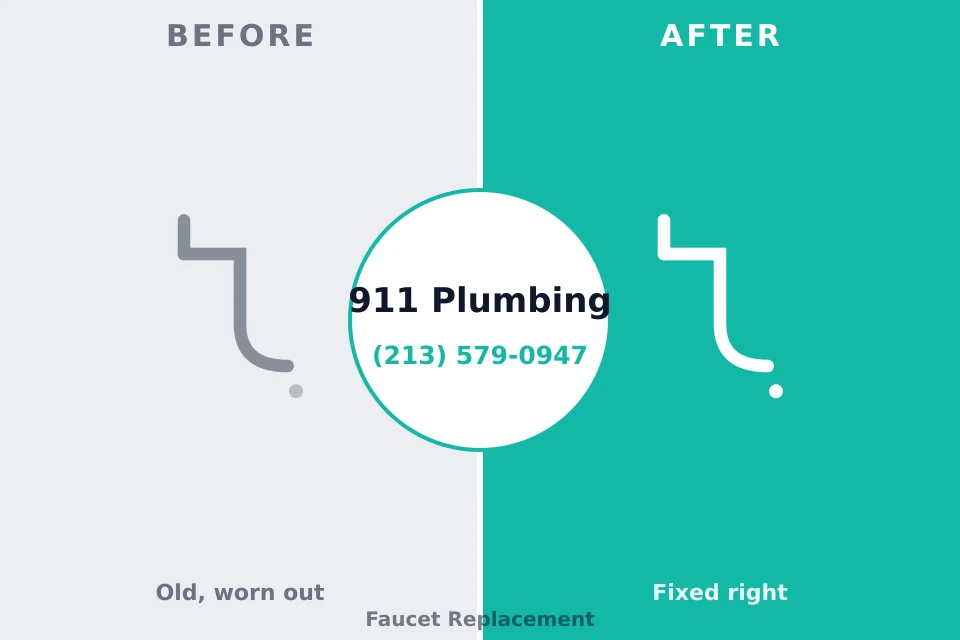 Before and after: plumbing repair Shaw Heights, CO